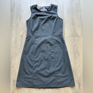 Lands' End Blue Sheath Midi Dress Size 10